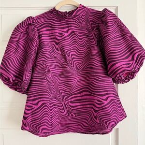 THML Puff-Sleeve Blouse